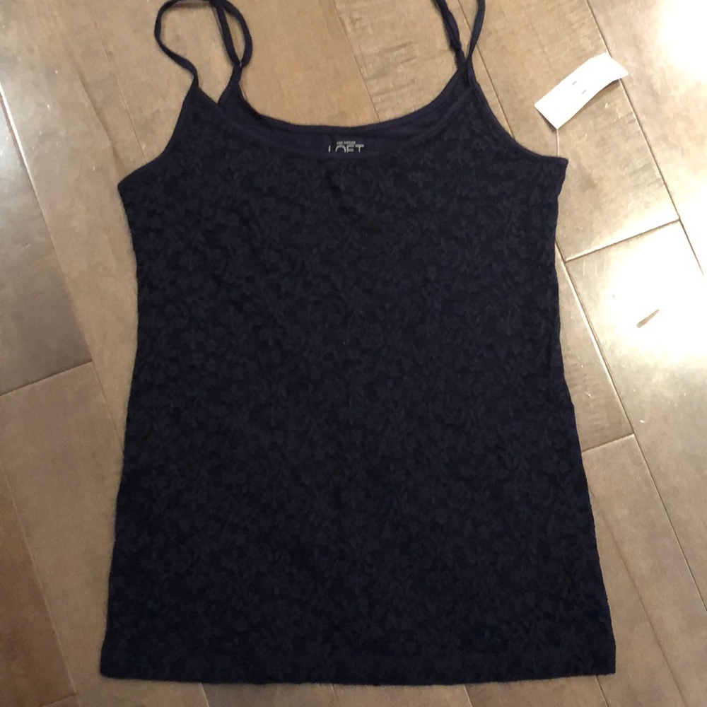 Navy blue lace cami